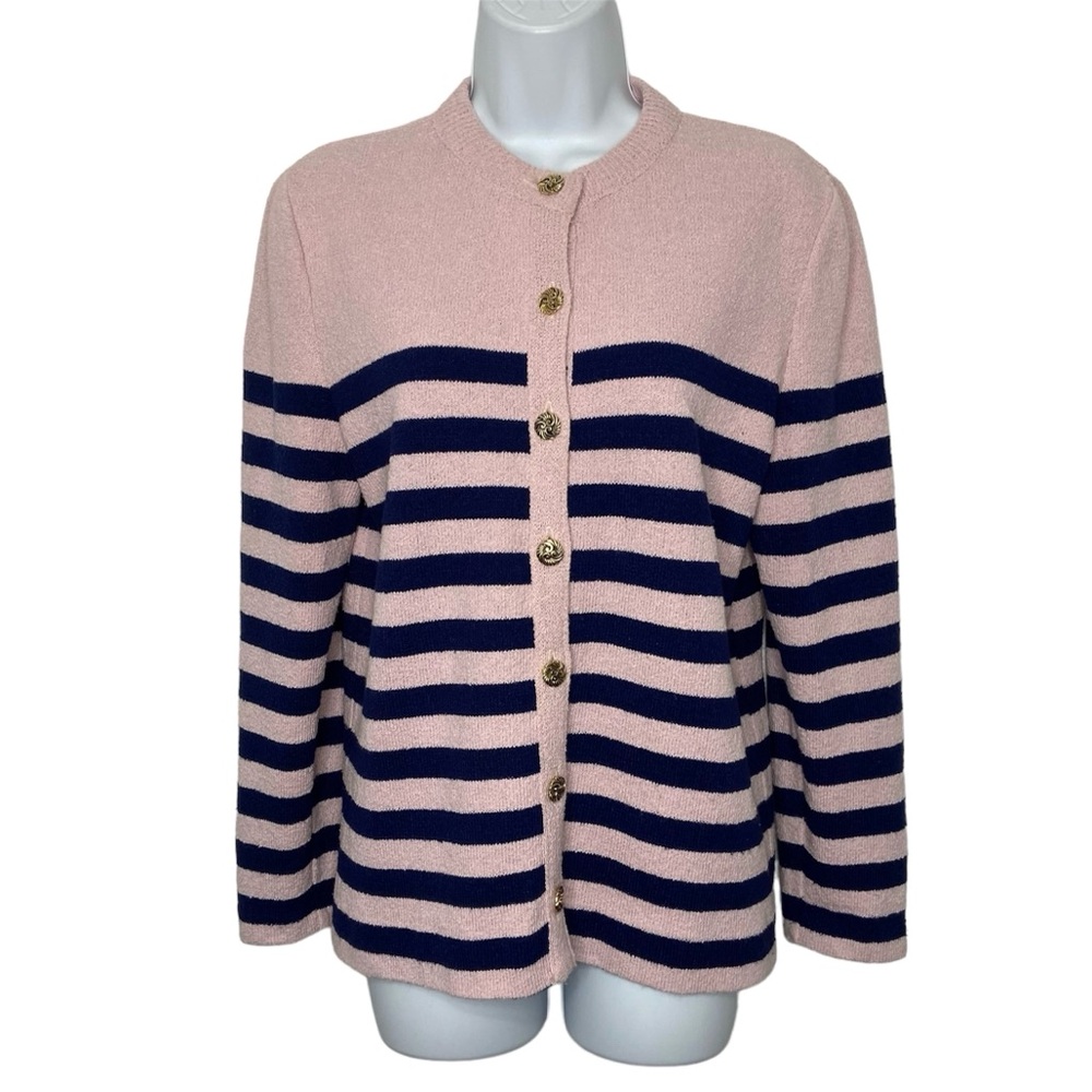 Castleberry Vintage Striped Cardigan Sweater